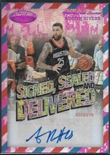 2020-21 Panini Certified Austin Rivers Signed Sealed Delivered Auto /25 Rockets
