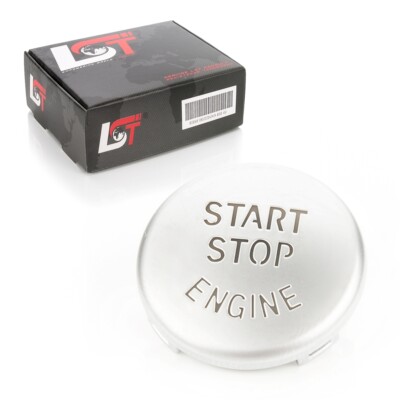Start Stopf Engine Knopf Abdeckung silber für BMW 1er E81 E82 E87 E88 X1 E84