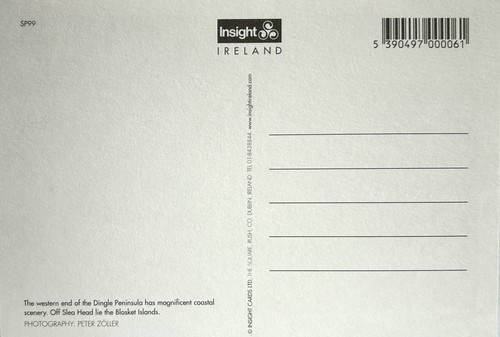Slea Head Dingle Halbinsel Irland • Geteilte unbespickte kontinentale Postkarte - Bild 2 von 2
