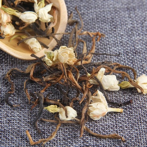 Handmade MoLi Hua DianHong black tea FengQing YunNan Jasmine DianHong Black 500g - Picture 5 of 11