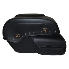 16" W MOTORCYCLE WATERPROOF STUDDED THROW OVER SADDLEBAGS FOR HARLEY - DK2S