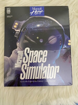Microsoft Space Simulator (PC, 1994) Vintage Brand New Unopened Package
