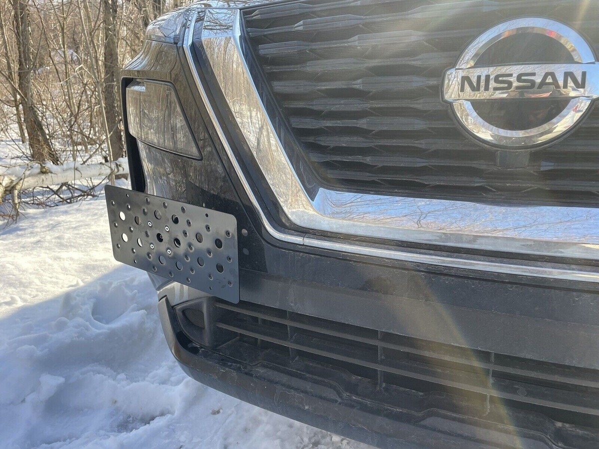 【新品未使用】ROGUE プレートホルダー＆取付金具セット【値下げ済】 2021-2023 Nissan Rogue Front Bumper Tow Hook License Plate Mount