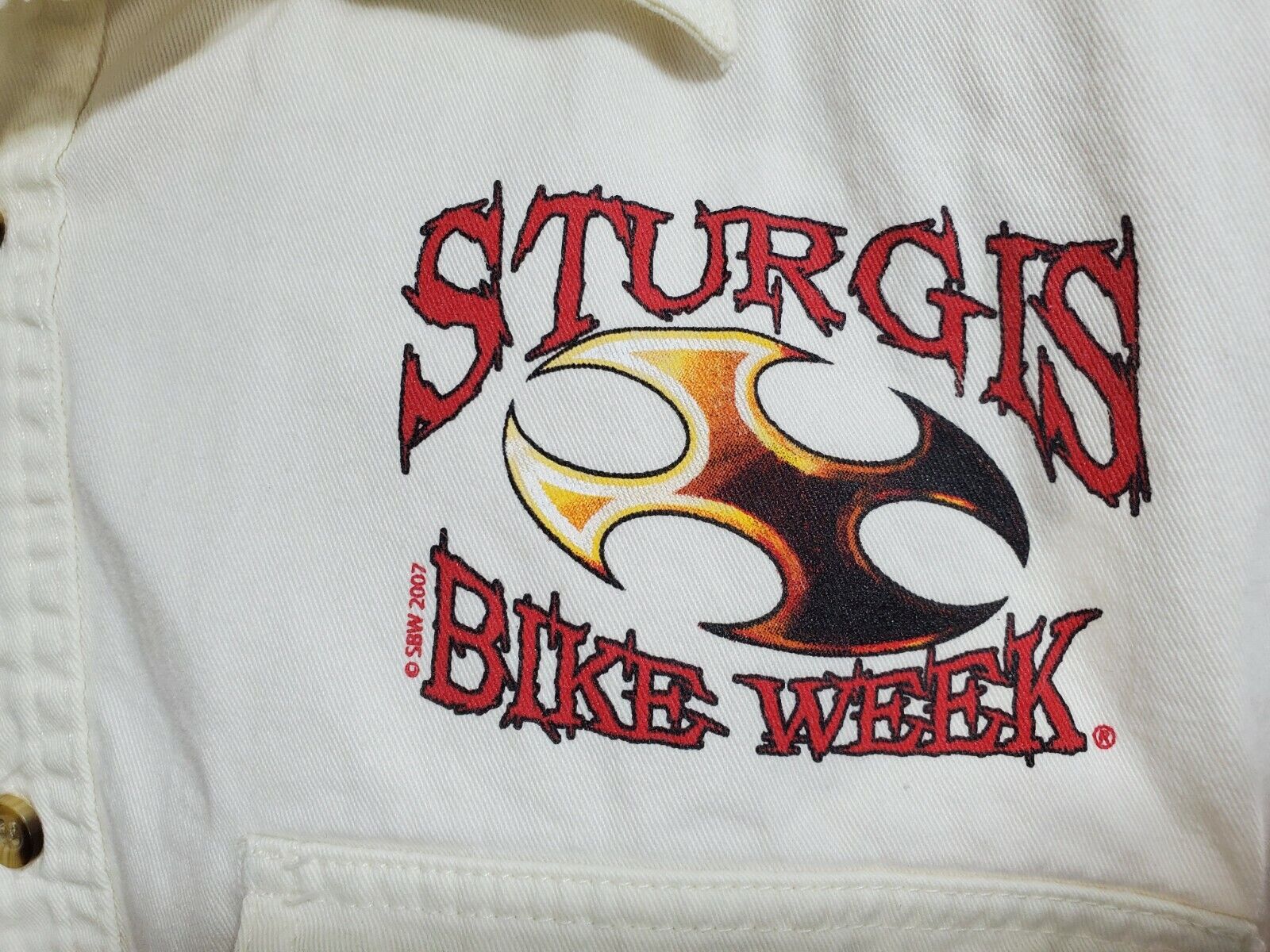 Thunder Threads 2007 Sturgis Bike Week Mens XL Mo… - image 5