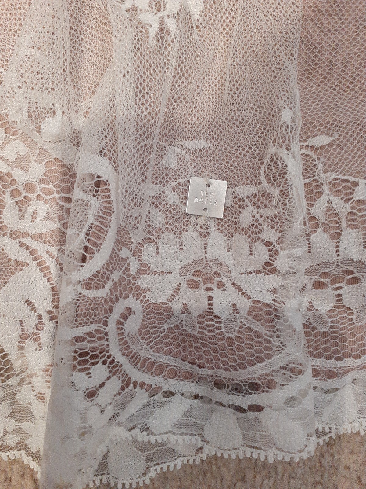 Ted Baker Womens Lace White Top, Size 3(UK 12),New., RRP £99 image 5