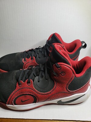 Nike Mens Fly By Mid 2 Red & Black Basketball Tennis Shoes Size 10.5 Nike Court Borough Mid 2 GS Shoe - University Red | Hibbett main image 2