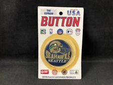 Tag Express 1996 Seattle Seahawks Collector Button Made in the USA on Card