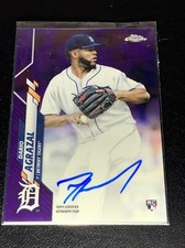 DARIO AGRAZAL 2020 CHROME PURPLE ROOKIE AUTO, 87/250