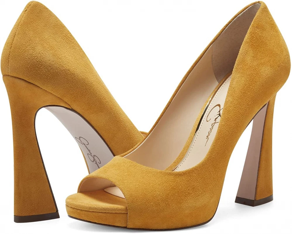 Jessica Simpson Women s Felliey Peep Toe Pump
