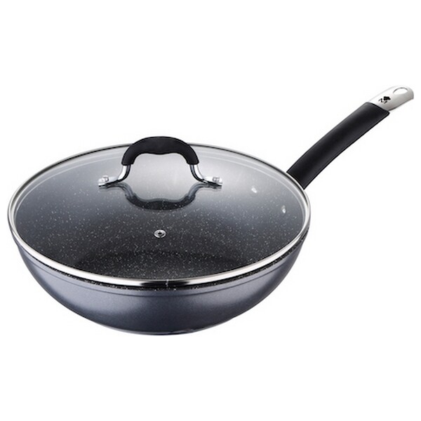 Wok Masterpro Gris Aluminium Forgé (Ø 28 Cm)