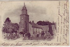 Old postcard 61 Orne Bagnoles Rives d'Andaine Chapel NOTRE-DAME DE LIGNOU Cemetery 1904