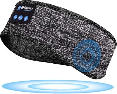 Wireless Sleep Headphones w/Headband for Bed, Workout, Travel  Stocking Stuffer!