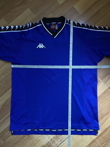 1999 2000 KAPPA TEMPLATE FOOTBAL SHIRT SOCCER JERSEY sz XL MEN BLUE - 第 15/16 張圖片