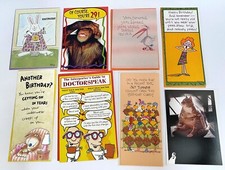 Funny Greeting Cards Assorted Unused with Envelopes Lot of 8