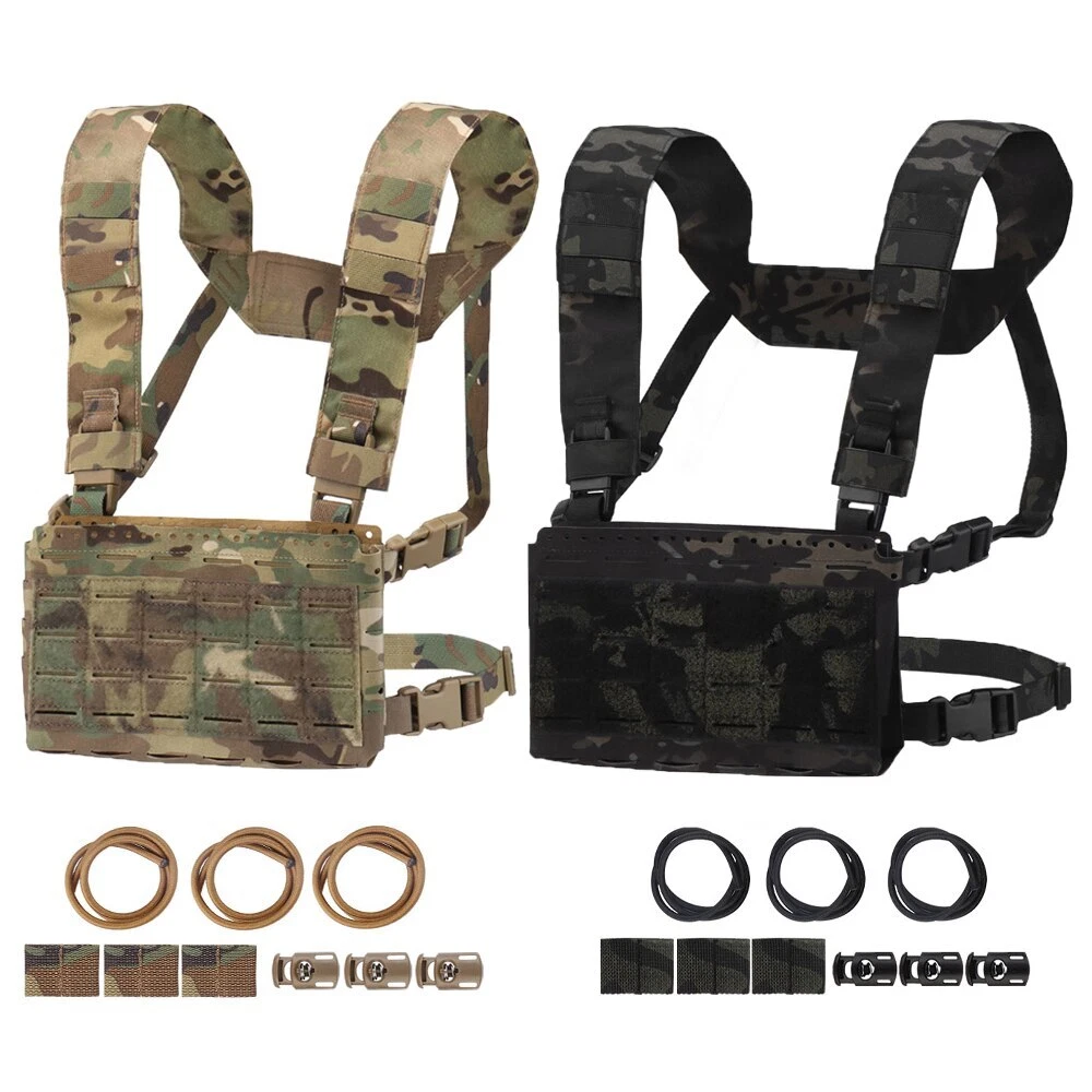 Hunting MK5 Tactical Chest Rig MOLLE Front Panel With Triple 5.56