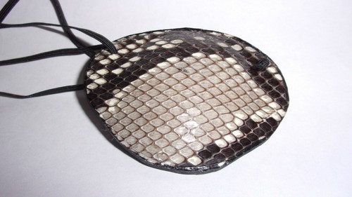 BURMESISCHE PYTHON Leder WORLDS BEST EYE AUFNÄHER Satinoberfläche, austauschbar elastisch - Bild 28 von 58