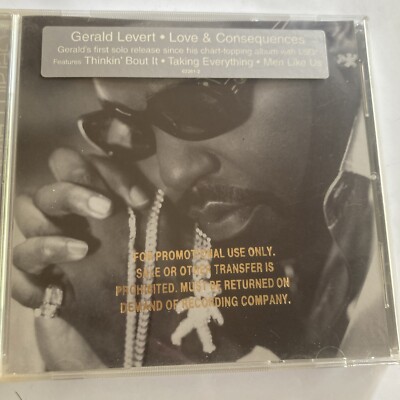Gerald Levert : Love & Consequences-CD-1998-Promo