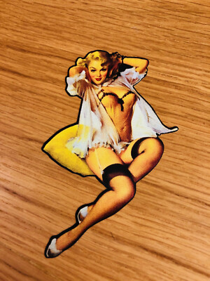 PINUP UNDERWEAR GIRL Aufkleber Sticker Old School Stickerbomb V8 Speedshop Pu050