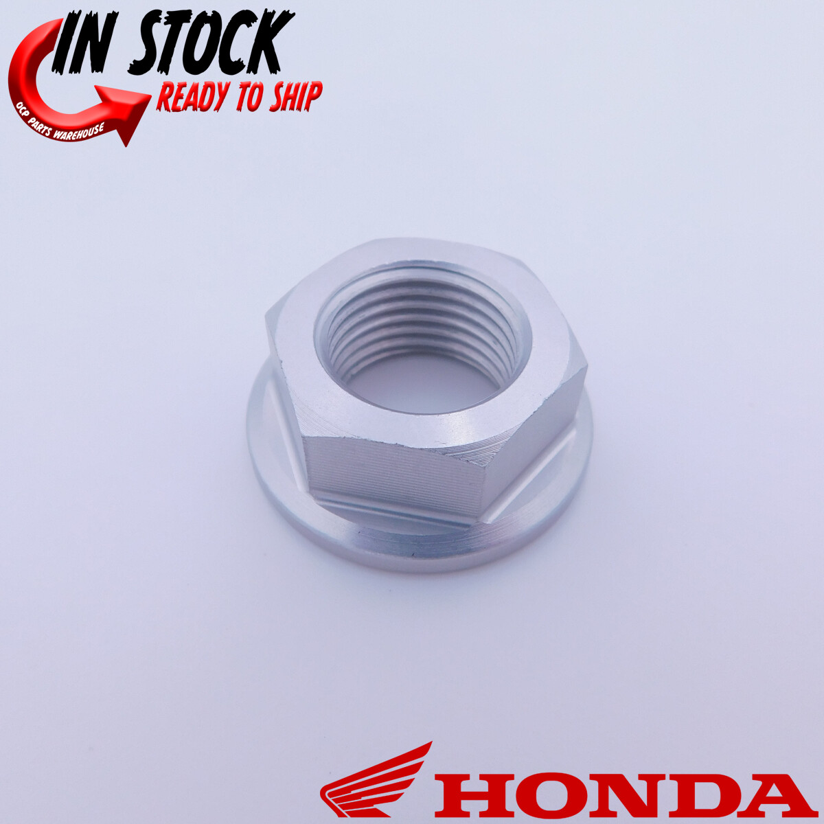 NEW OEM HONDA FRONT AXLE NUT 2002-2020 CR125 CR250 CRF450R CRF250R
