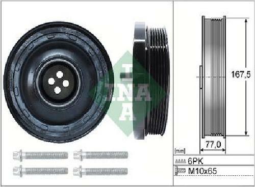 Crankshaft pulley with vibration damper 544 0137 20 INA for BMW 1 Sports Hatch 3 - Image 12