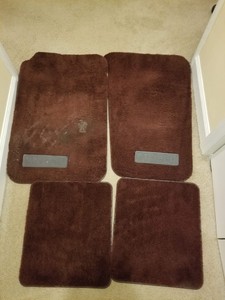 Jeep Grand Wagoneer Cordovan Floor Mats OEM 1984 1990 1991 driver