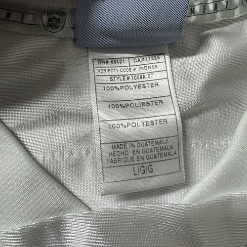 Dallas Cowboys Jersey Mens Large White Tony Romo #9 Reebok NFL Football Shirt - Picture 3 of 12