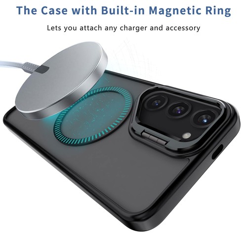 Custodia per Samsung Galaxy S23/Plus/Ultra supporto obiettivo cover privacy protezione schermo - Foto 40 di 54