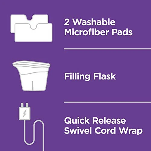 S3501 Steam Pocket Mop Hard Floor Cleaner, With Rectangle Head and 2 Washable Pa - Image 2 of 4