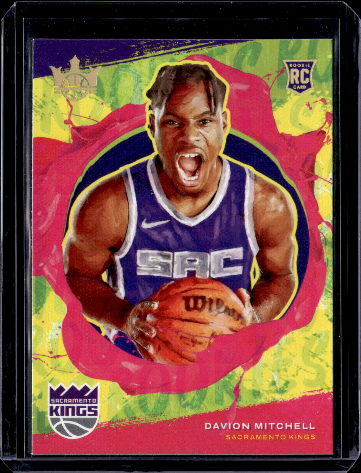 Davion Mitchell 2021-22 Panini Court Kings #129 Rookie Sacramento Kings
