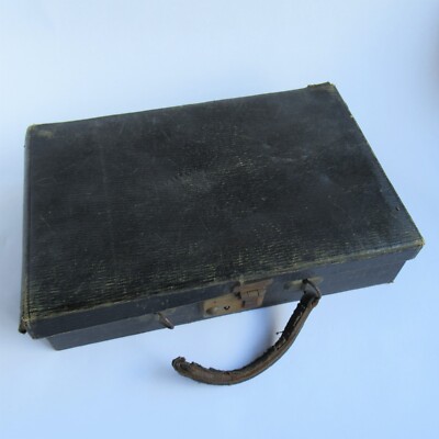 Retro Vintage kleine tragbare Schreibmappe (Aktentasche Shabby Chic Kitschbox)