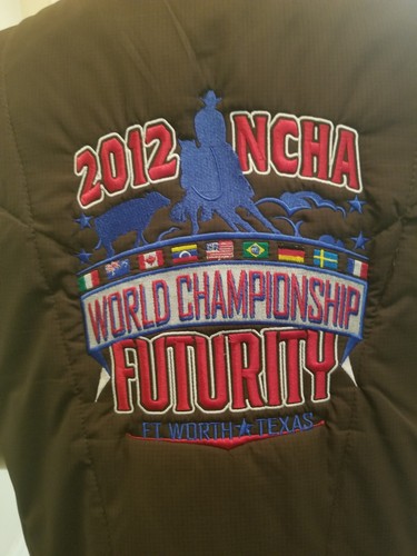 Vest - Brown - L NCHA World Championship Ft Worth Texas Puffer - Picture 10 of 23