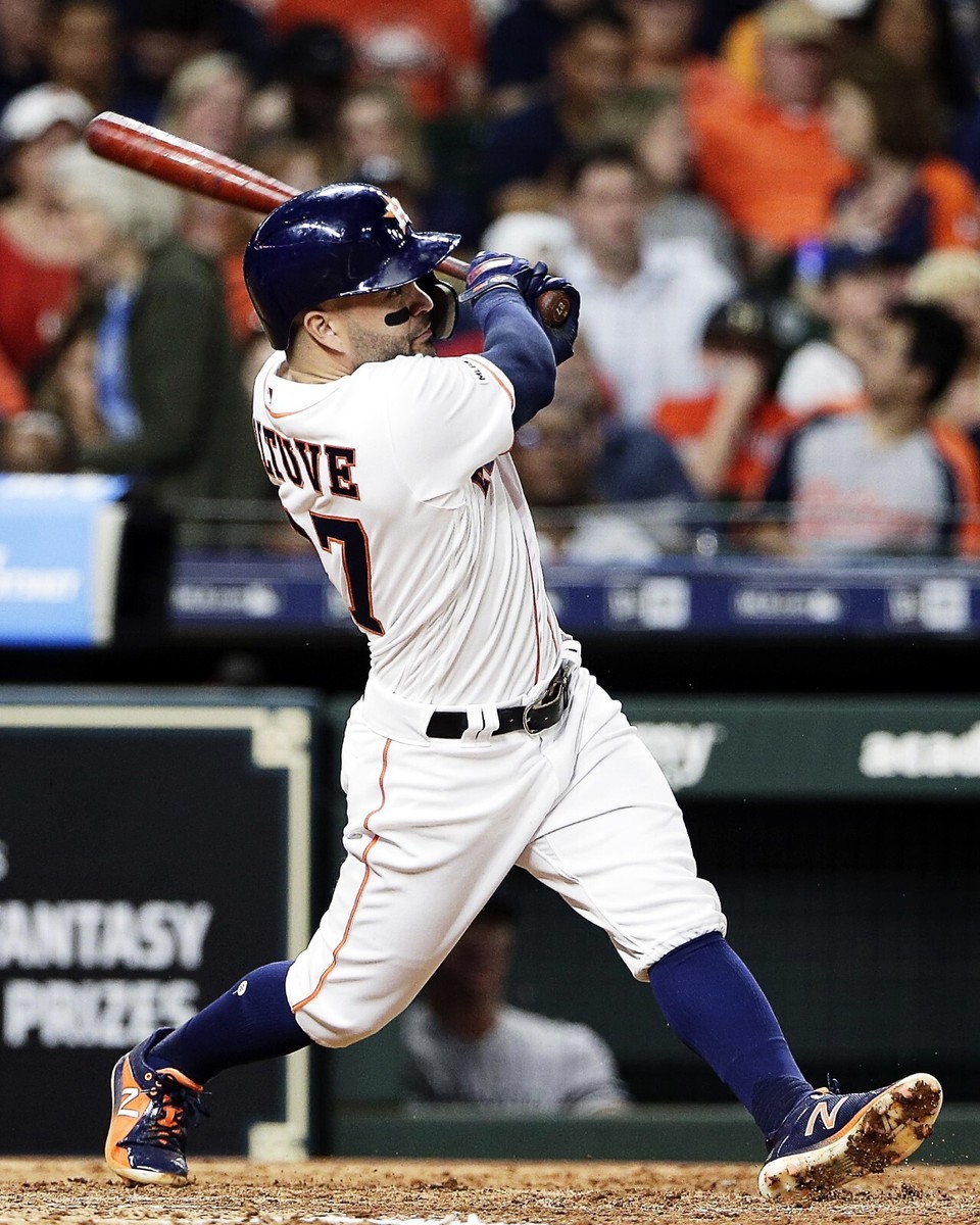 Jose Altuve Swinging at Bat Houston Astros 8x10 MLB Photo | eBay