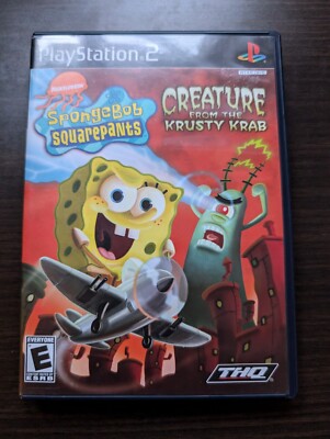 Spongebob Squarepants Creature From Krusty Krab Playstation 2 PS2 | CiB Complete