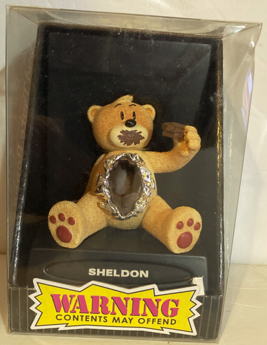 Original Bad Taste Bears Figurine #84 Sheldon 2004 Piranha Studios Collectible