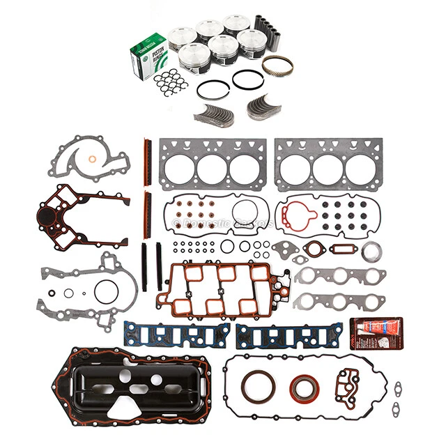 Juego completo de juntas rodamientos pistones aptos para Chevy Buick Oldsmobile Pontiac 95-03 3,8 L Foto 2 de 4