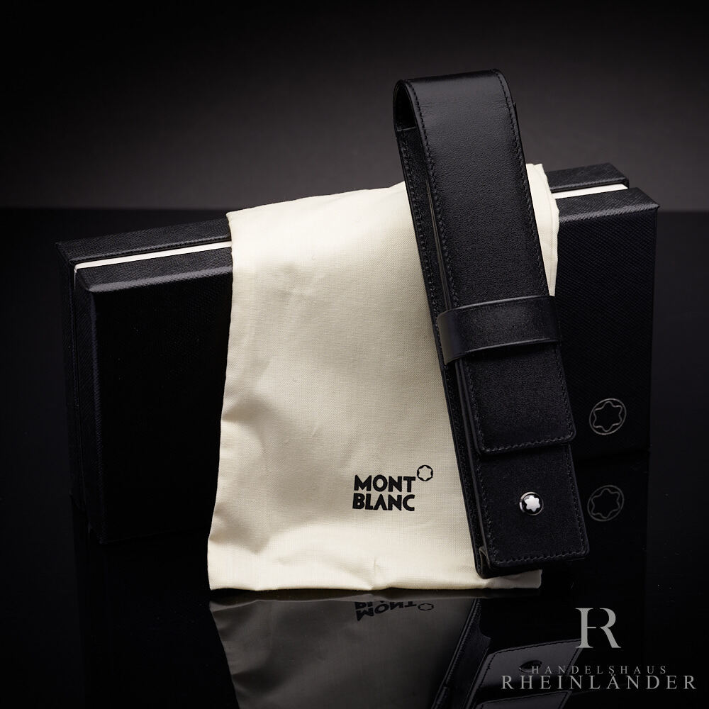 MONTBLANC MEISTERSTUCK 万年筆 + pen case Montblanc Meisterstück Edition Siena 1er Leder Etui Pen Pouch