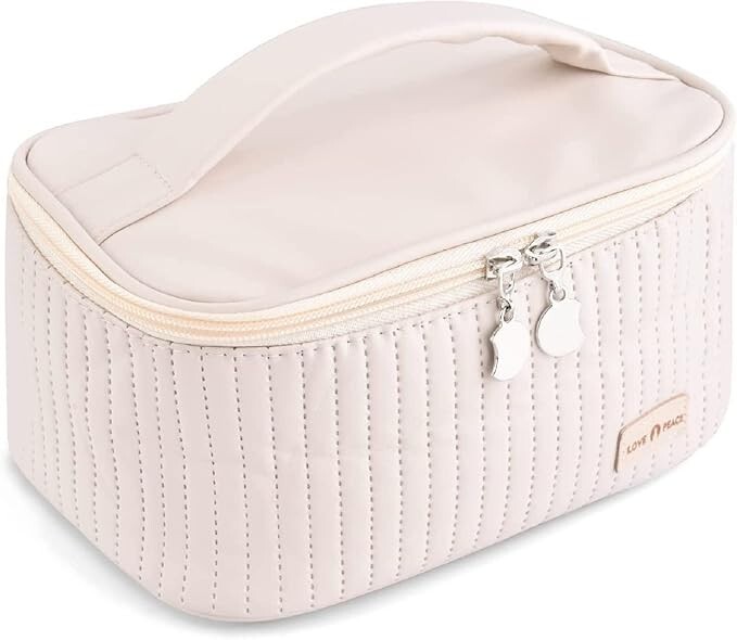 Makeup Bag Cosmetic Bag Waterproof Travel Cosmetic Organizer Toiletry Storage Tr-image
