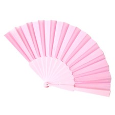 Hand Fan Held Tela Portable Spanish Dances Fabric Folding Party Wedding UK Gift