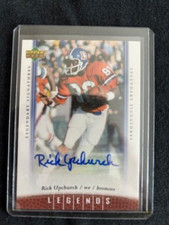 Rick Upchurch   On Card  Certified Auto Autograph Card  (Inventory #B)
