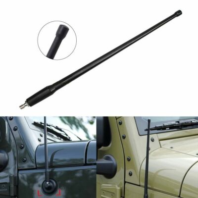 Reflex 13'' AM FM Radio Antenna Mast for Jeep Wrangler JK JKU JL 2007-2017 2018
