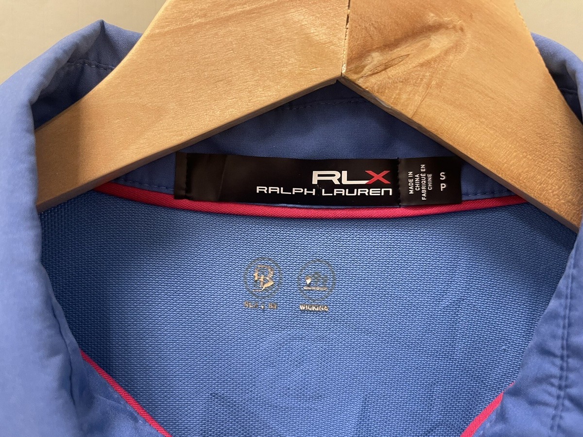 RLX Ralph Lauren Polo Shirt Sz Small Kapolei Hawaii Blue Short