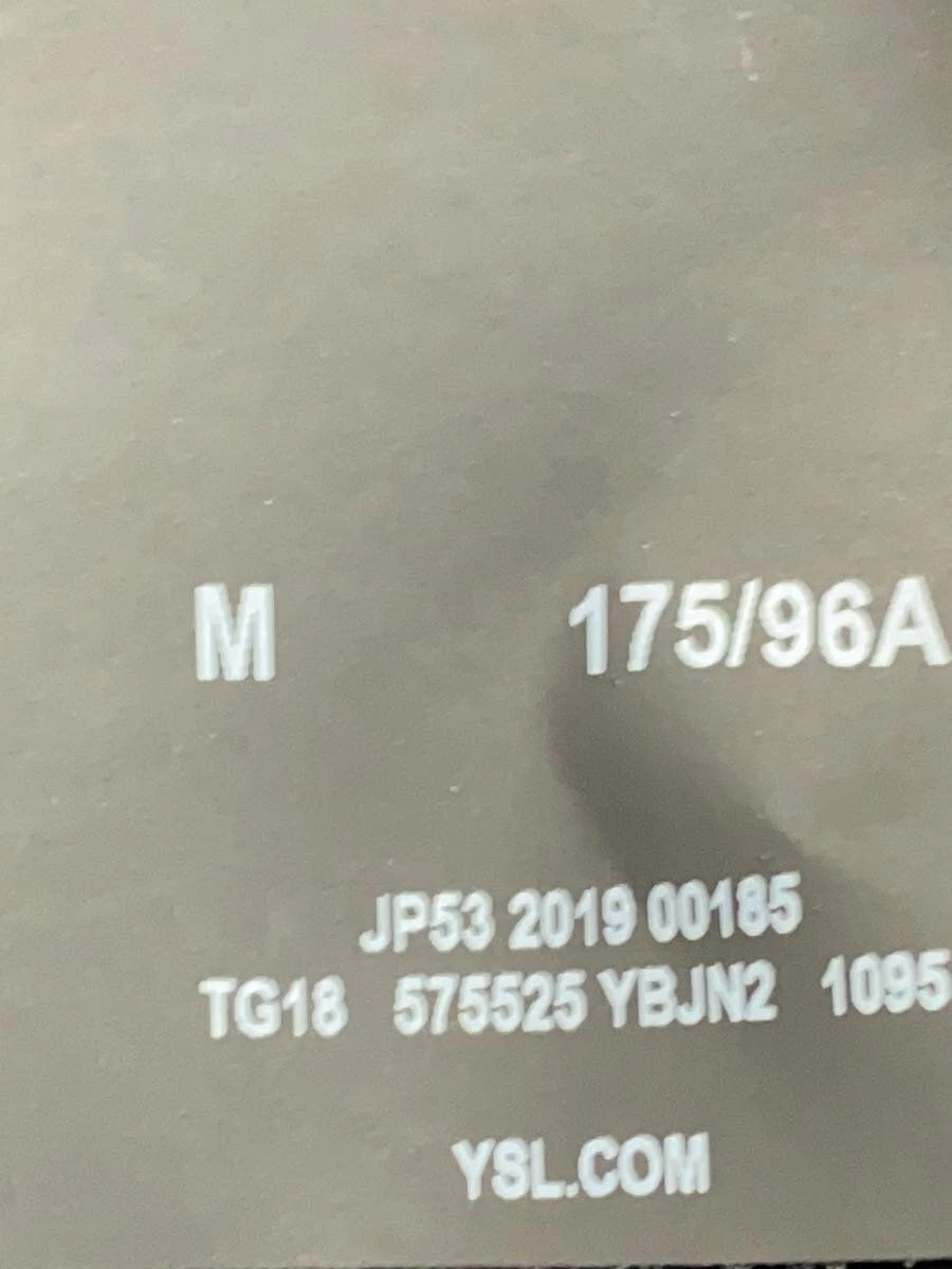 SAINT LAURENT (YSL) Felpa con cappuccio SAINT LAURENT M cotone nero 575525 YBJN2 usata