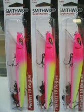 LOT Of 3 SMITHWICK Perfect 10 Rogue CHINA 5/8 oz. - 5-1/2"  PINK LEMONADE  CHINA