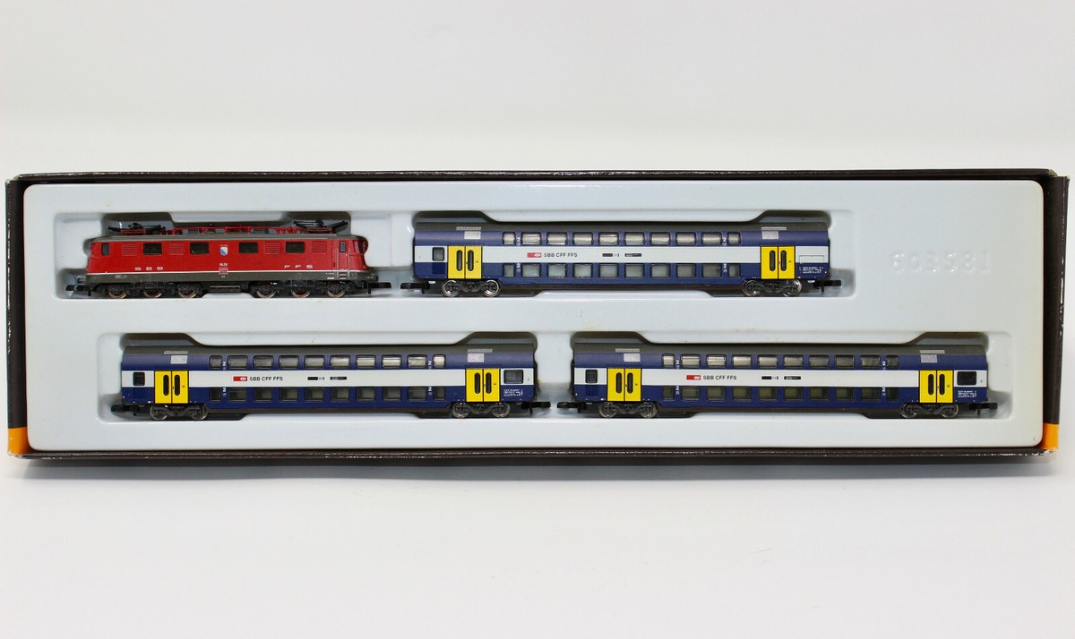鉄道模型 HO JOUEF 573800他 スイス SBB 客車×6、荷物車×1 Amazon | TRIX 23390 SBB InterCity客車 4両セット スイス国鉄