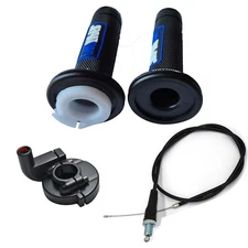 Por For Monster Moto 80CC Mini Bike Throttle Clamp Cable Twist Throttle Grips
