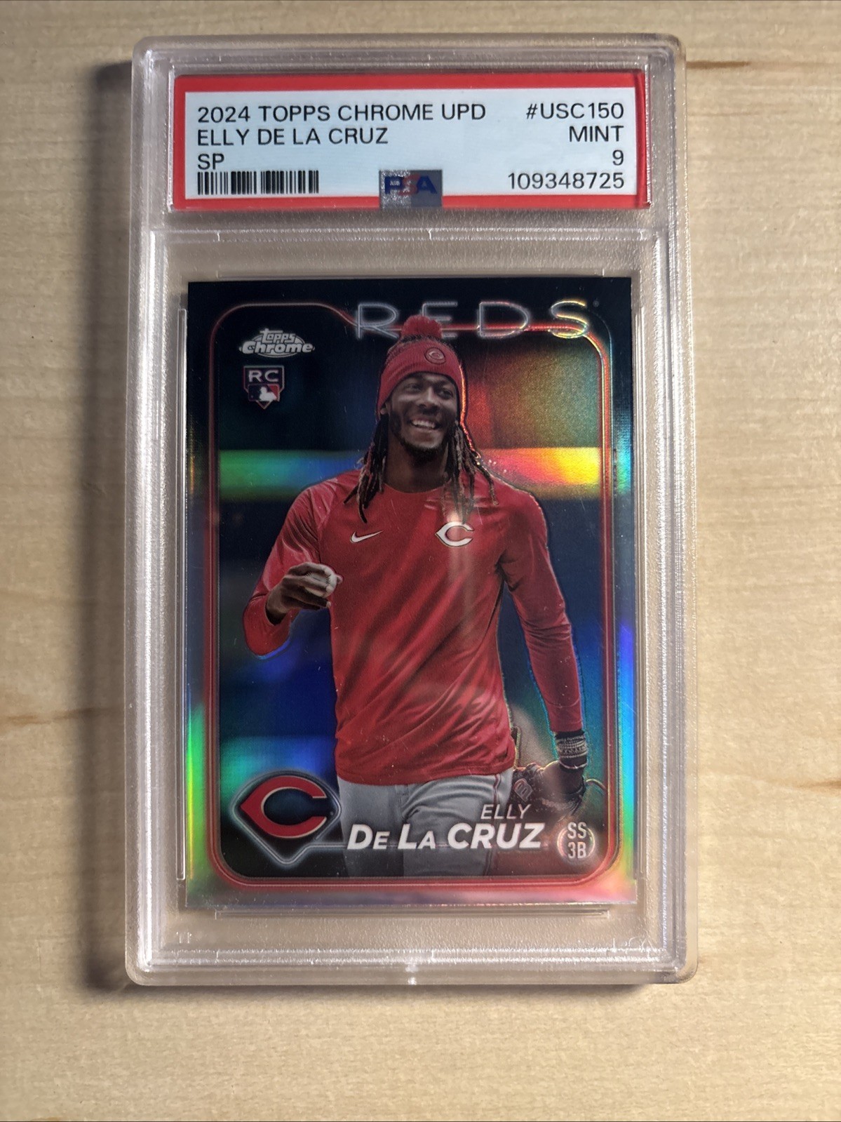 2024 Topps Chrome Update Series - Image Variation Elly De La Cruz #USC150 (RC)