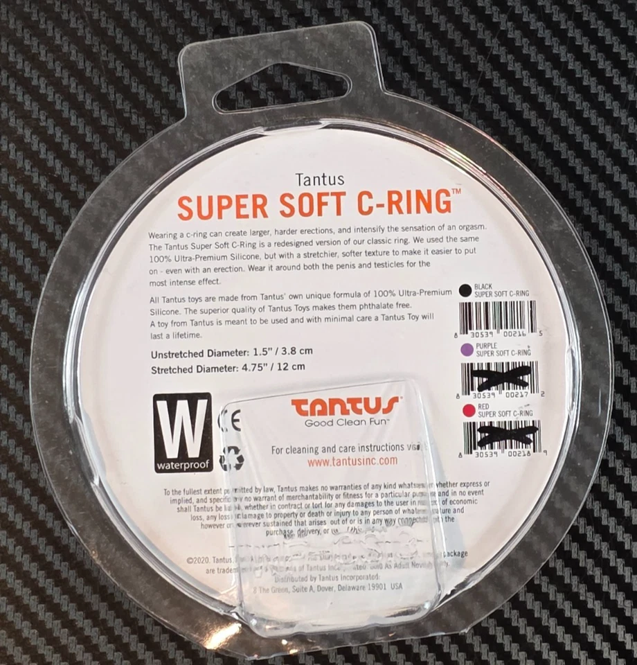 Anillo Tantus Super Suave para el Pollo Ultra Premium Silicon OS Negro Foto 3 de 4