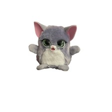 Hasbro FurReal Fuzzalots Kitty Purple Interactive Tested Working 3.5 No Bottle