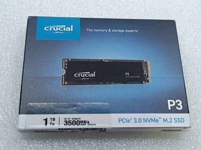 Crucial P3 1TB NVMe M.2 2280 SSD PCIe Gen 3x4 bis zu 3500MB/s - NEU_0,03_6