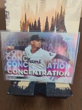 2025 Stadium Club Concentration Eury Perez #C-25 Miami Marlins 